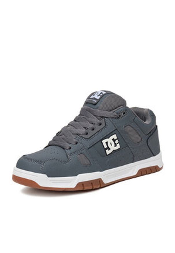 DC Sneakersy CEO-V5-10121 Szary. Kolor: szary. Materiał: skóra