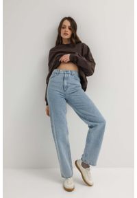 Marsala - Spodnie typu relaxed fit w kolorze CLASSIC BLUE JEANS - MILES LONG-M. Okazja: na co dzień. Kolor: niebieski. Materiał: jeans. Długość: długie. Styl: casual, elegancki