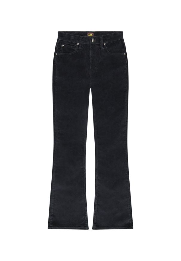 Lee - DAMSKIE SPODNIE MATERIAŁOWE LEE BREESE BOOT BLACK 112370934