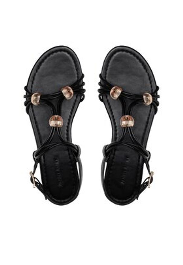 Jenny Fairy Sandały WS5295-09 Czarny. Kolor: czarny. Materiał: skóra