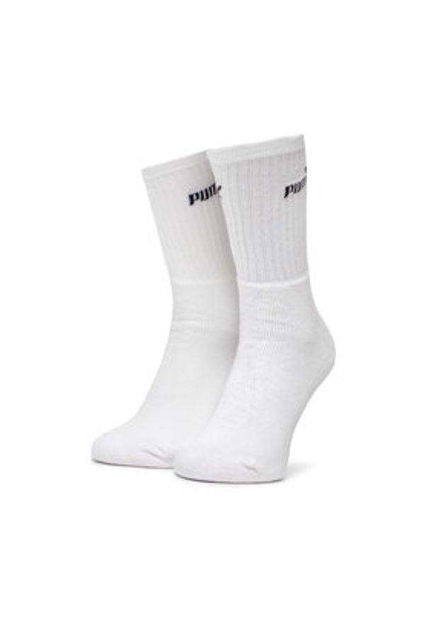 Puma Zestaw 3 par wysokich skarpet unisex 90793402 39/42 Biały. Kolor: biały. Materiał: materiał