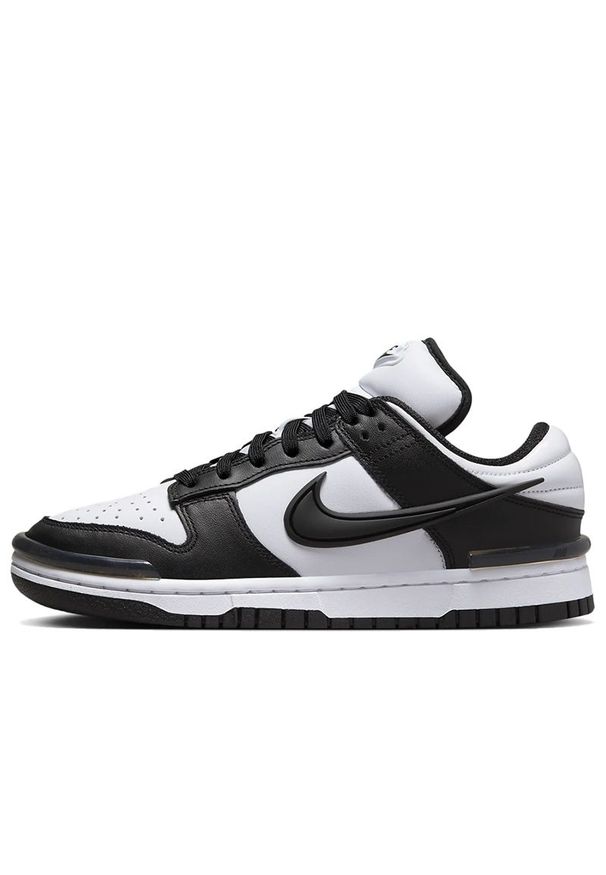 Buty Nike Dunk Low Twist DZ2794-001 - czarno-białe. Kolor: czarny, biały, wielokolorowy. Materiał: skóra, syntetyk, guma. Szerokość cholewki: normalna. Sezon: lato