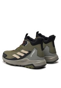 Adidas - adidas Trekkingi Terrex Anylander Mid Rain.Rdy ID0897 Zielony. Kolor: zielony. Materiał: materiał, mesh. Model: Adidas Terrex. Sport: turystyka piesza