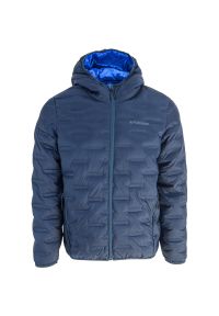 FUNDANGO - Kurtka Fundango Smoke Hooded Jacket, Mężczyźni. Kolor: niebieski. Materiał: materiał, poliester. Sezon: zima