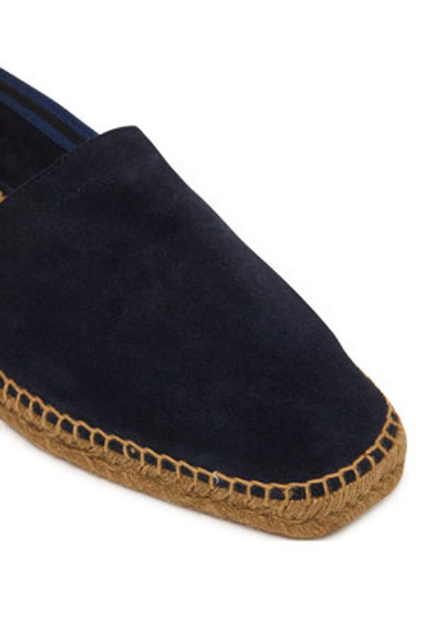 Castañer Espadryle Pablo 23419 Niebieski. Kolor: niebieski. Materiał: skóra, zamsz