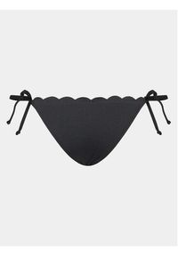 Hunkemöller Dół od bikini Scallop 191281 Czarny. Kolor: czarny. Materiał: syntetyk