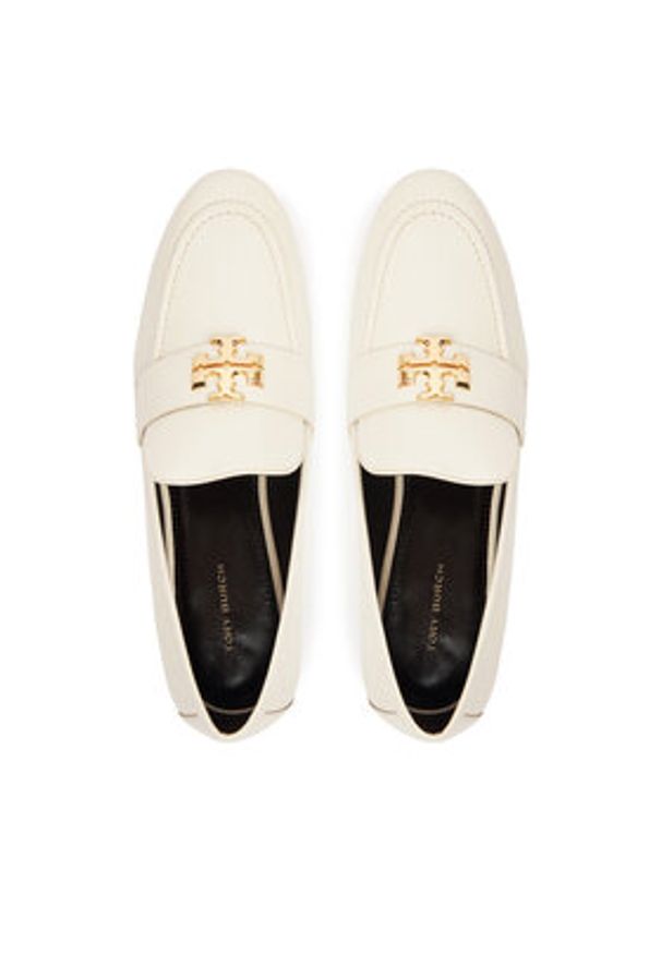 Tory Burch Loafersy Eleanor Loafer 158204 Écru. Materiał: skóra