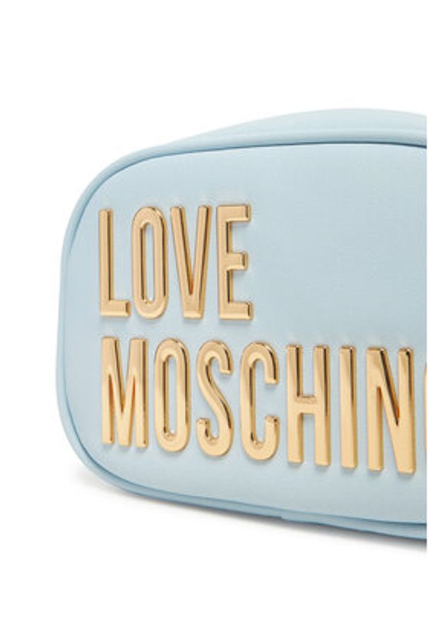 Love Moschino - LOVE MOSCHINO Torebka JC4026PP1MKD0712 Błękitny. Kolor: niebieski. Materiał: skórzane