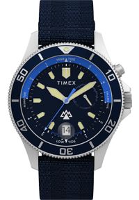 Zegarek Timex Zegarek męski Timex TW2W22000 niebieski. Kolor: niebieski #1
