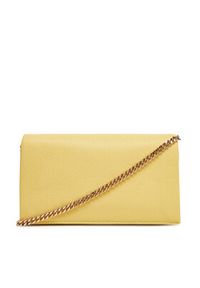 TOMMY HILFIGER - Tommy Hilfiger Torebka Th Her Flap W/Chain AW0AW17403 Żółty. Kolor: żółty. Materiał: skórzane