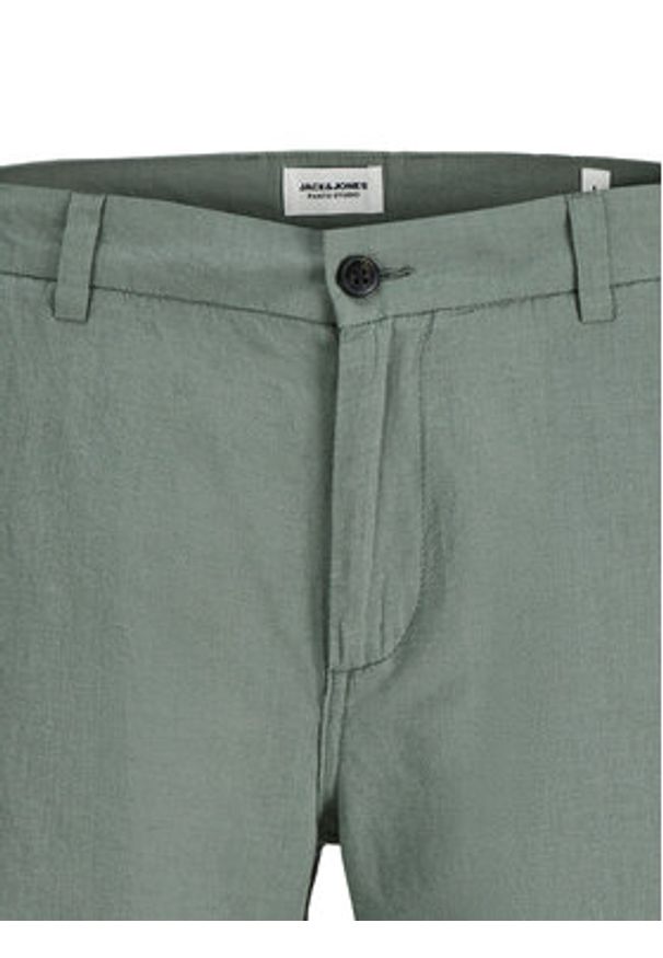 Jack & Jones Szorty materiałowe Stace Summer 12248627 Khaki Regular Fit. Kolor: brązowy. Materiał: bawełna