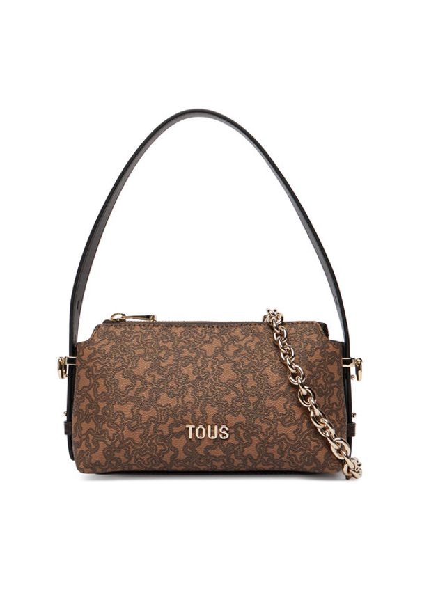 Tous - TOUS Torebka 2002380443 Brązowy. Kolor: brązowy. Materiał: skórzane