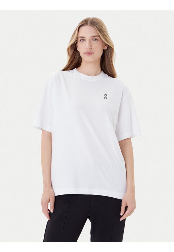 On T-Shirt Club-T 1WE1006 Biały Relaxed Fit. Kolor: biały. Materiał: bawełna