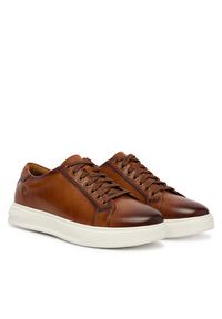 Clarks Sneakersy Goswell Tie 26186561 Brązowy. Kolor: brązowy. Materiał: skóra #5