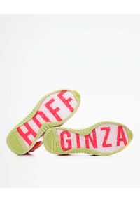 HOFF - Beżowe sneakersy Ginza z kolorowymi detalami. Kolor: czerwony. Materiał: guma, materiał. Wzór: kolorowy #4