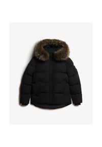 Damska kurtka puchowa Superdry. Kolor: czarny. Materiał: puch #1
