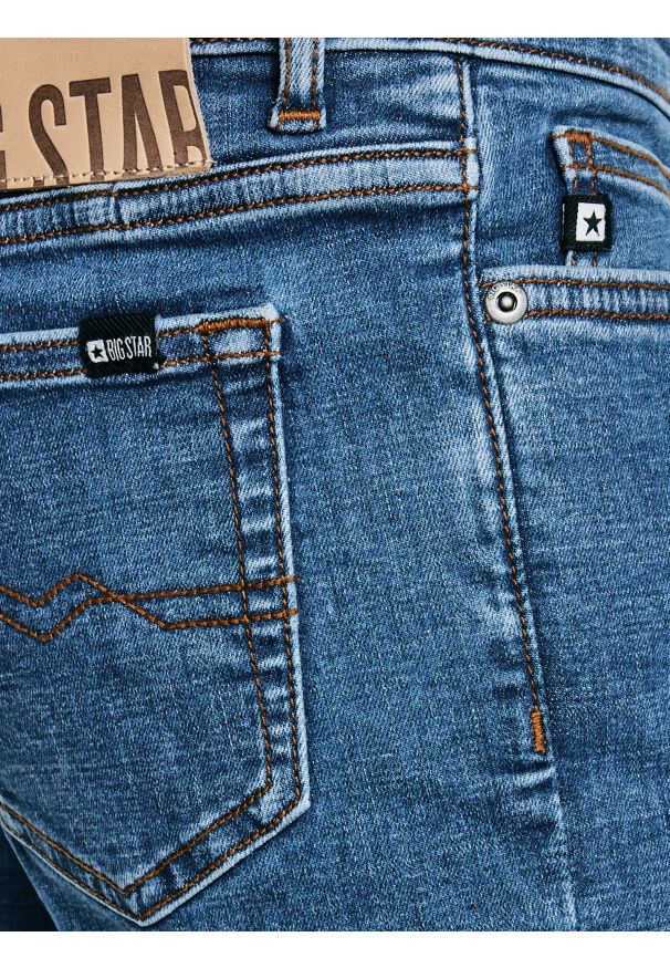 Big-Star - Jeansy chłopięce skinny niebieskie Eric 125. Stan: podwyższony. Kolor: niebieski. Materiał: jeans