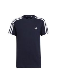 Adidas - Koszulka dziecięca adidas Essentials. Kolor: biały, niebieski, wielokolorowy