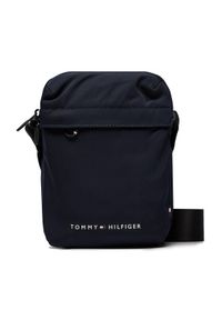 TOMMY HILFIGER - Tommy Hilfiger Saszetka Th Skyline Mini Reporter AM0AM11790 Granatowy. Kolor: niebieski. Materiał: materiał #1