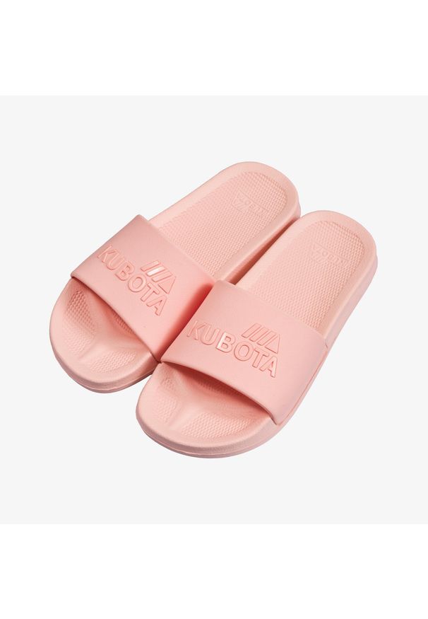 Klapki basenowe Kubota Basic Plain Pink. Materiał: materiał. Styl: sportowy