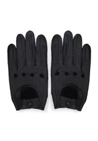 Wittchen - Męskie rękawiczki skórzane samochodowe. Kolor: czarny. Materiał: skóra. Sezon: jesień, wiosna, zima. Styl: elegancki, rockowy, klasyczny #2
