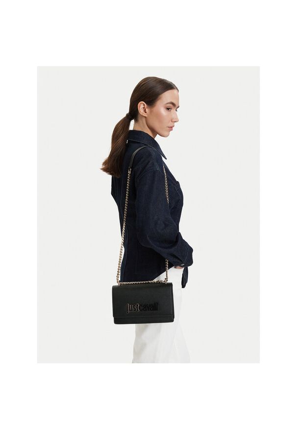 Torebka Just Cavalli. Kolor: czarny