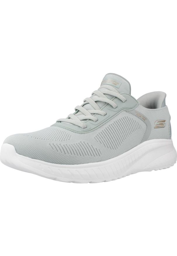 skechers - Buty SKECHERS BOBS SQUAD CHAOS Zielony. Kolor: zielony. Materiał: syntetyk, tkanina. Model: Skechers Sport. Sport: turystyka piesza