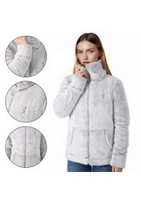 Aulp - Polar Bluza damska rozpinana AULP NORLIN Ciepła z Wysoką Stójką. Typ kołnierza: kołnierzyk stójkowy. Kolor: czarny. Materiał: polar