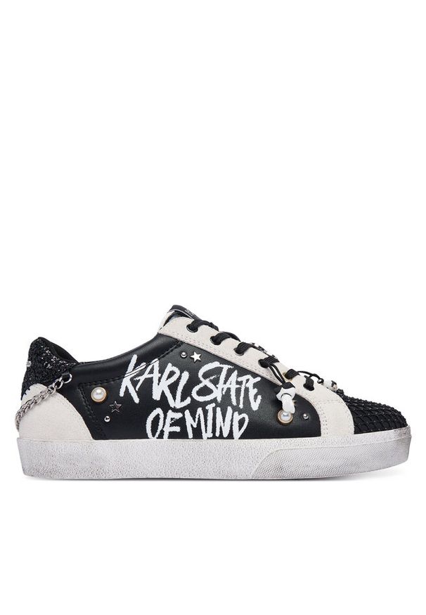 Karl Lagerfeld - Sneakersy KARL LAGERFELD. Kolor: czarny