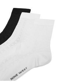 Nine West Skarpety CEO_BR_NW_25077_W_AW25 (3 PACK) Biały. Kolor: biały. Materiał: materiał, bawełna