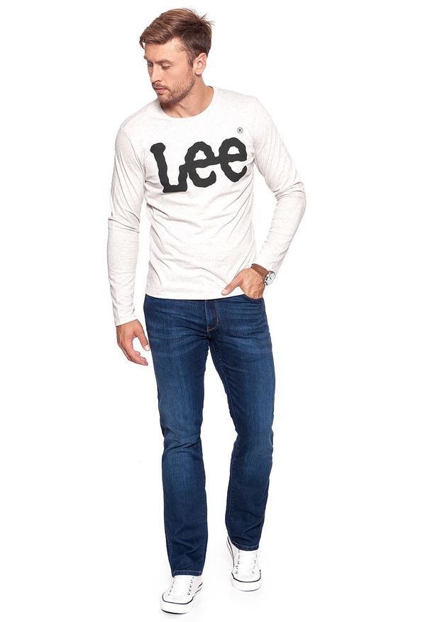 Lee - LONGSLEEVE LEE LONGSLEEVE L63TU048. Długość rękawa: długi rękaw. Wzór: melanż. Styl: klasyczny