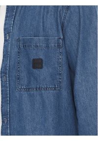 BOSS Koszula jeansowa Laredo 50544660 Granatowy Regular Fit. Kolor: niebieski. Materiał: bawełna