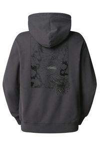 The North Face Bluza Powder Days NF0A8E4G Szary Relaxed Fit. Kolor: szary. Materiał: bawełna #3