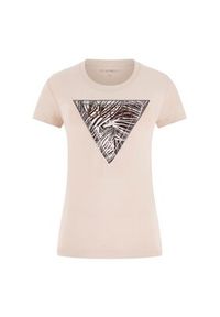 Guess T-Shirt 182454 Beżowy Classic Fit. Kolor: beżowy #2