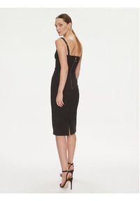 Elisabetta Franchi Sukienka koktajlowa AB-544-41E2-V360 Czarny Regular Fit. Kolor: czarny. Materiał: syntetyk. Styl: wizytowy