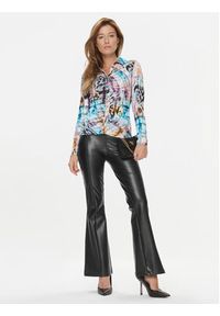 Guess Spodnie z imitacji skóry Nia W3BB18 K8S30 Czarny Regular Fit. Kolor: czarny. Materiał: skóra #6