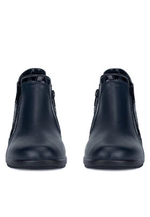 Rieker Półbuty L4883-14 Granatowy. Kolor: niebieski. Materiał: skóra