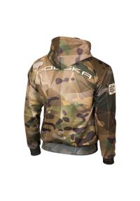 Bluza dziecięca sportowa rozpinana z kapturem EXTREME HOBBY POLSKA CAMO. Typ kołnierza: kaptur. Kolor: brązowy, zielony, wielokolorowy #2