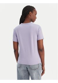 Hugo - HUGO T-Shirt 50556981 Fioletowy Regular Fit. Kolor: fioletowy. Materiał: syntetyk #5