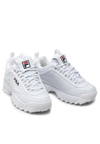 Fila Sneakersy Disruptor Kids 1010567.1FG Biały. Kolor: biały. Materiał: skóra #3