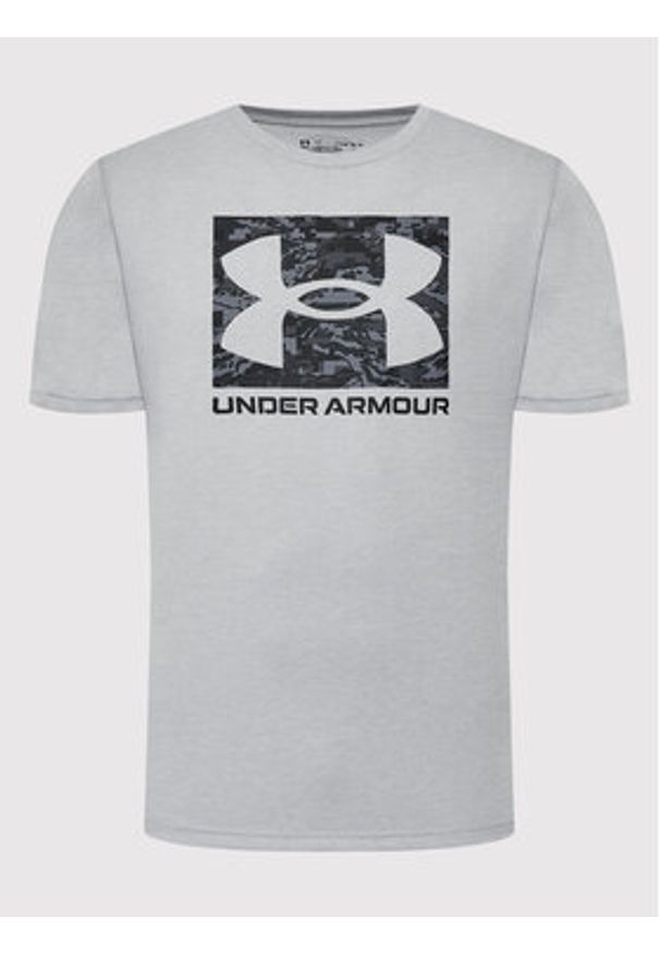 Under Armour T-Shirt Ua Abc 1361673 Szary Relaxed Fit. Kolor: szary. Materiał: bawełna, syntetyk