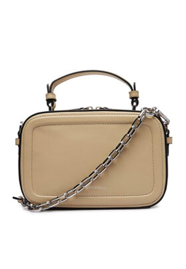 Karl Lagerfeld - KARL LAGERFELD Torebka B1W30269 Beżowy. Kolor: beżowy. Materiał: skórzane