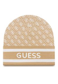 Czapka Guess. Kolor: beżowy