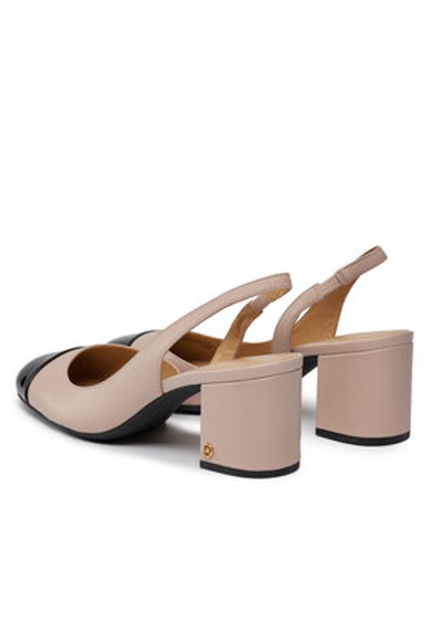 MICHAEL Michael Kors Czółenka Perla Flex Sling Pump 40R4PLMP1L Różowy. Kolor: różowy. Materiał: skóra