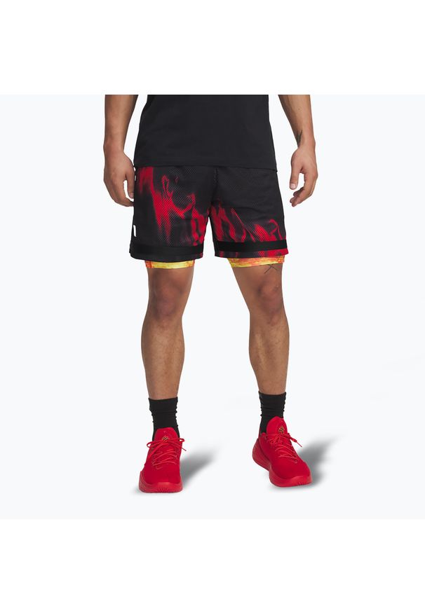 Under Armour - Spodenki koszykarskie męskie Uder Armour Curry Statement I. Kolor: czarny. Długość: krótkie. Sezon: lato. Sport: fitness, koszykówka