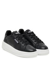 Love Moschino - LOVE MOSCHINO Sneakersy JA15195G1NIA300Z37 Czarny. Kolor: czarny. Materiał: skóra #4