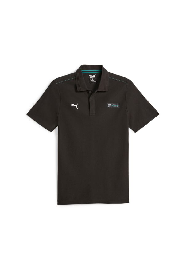 Puma Koszulka Polo Mapf1 62115401. Typ kołnierza: polo. Kolor: czarny