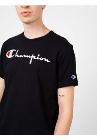 Champion T-Shirt | 210972 | Mężczyzna | Czarny. Okazja: na co dzień. Kolor: czarny. Materiał: bawełna. Styl: casual #4