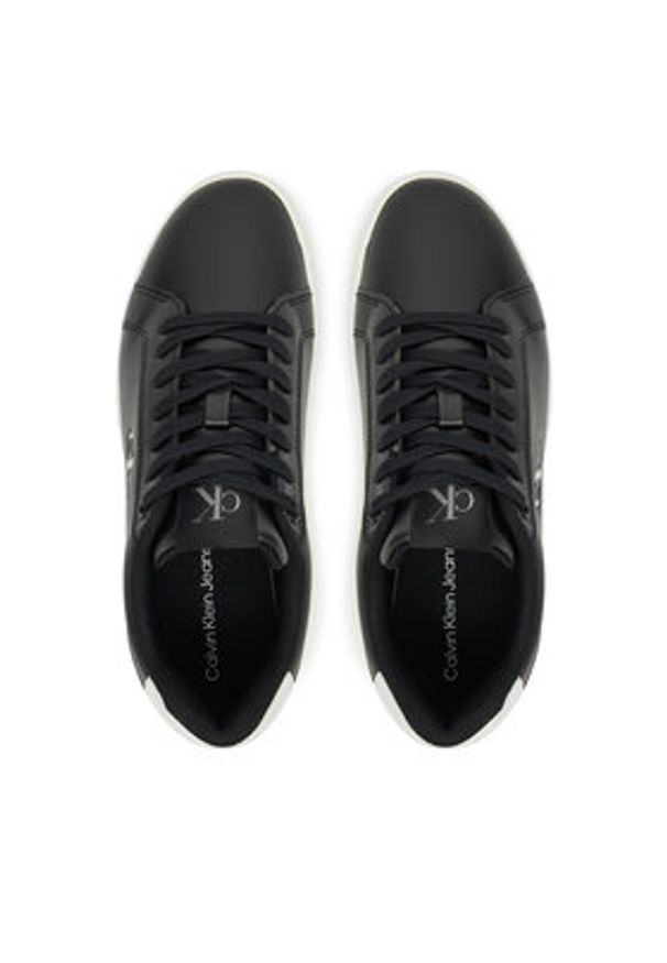 Calvin Klein Jeans Sneakersy Classic Cupsole Mono Lth Wn YW0YW01902 Czarny. Kolor: czarny. Materiał: skóra