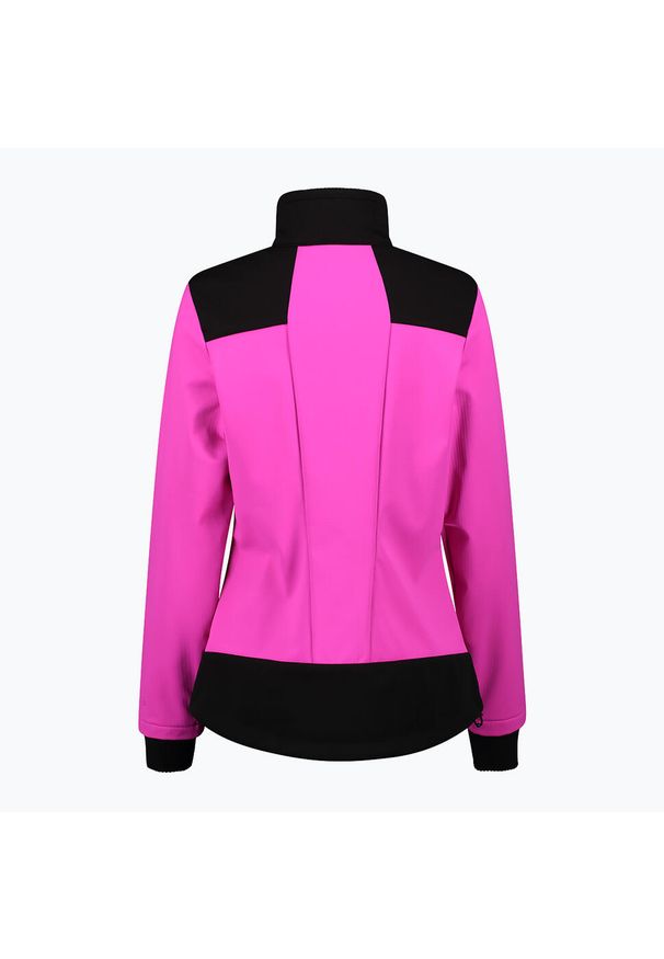 Kurtka softshell damska CMP 34A2436. Kolor: różowy. Materiał: softshell